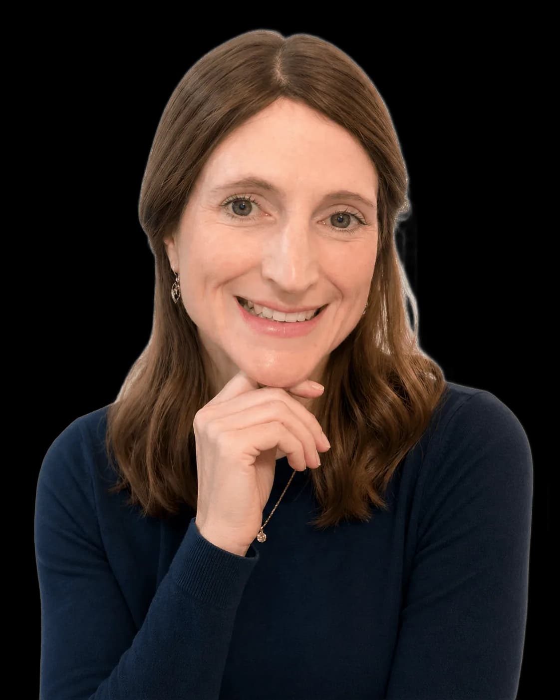 Sarah Mann schaut warm in die Kamera