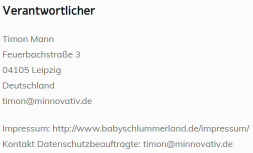 datenschutz