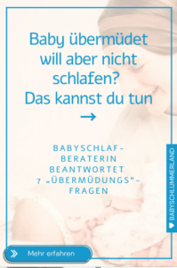 Baby übermüdet will aber nicht schlafen