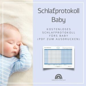 Schlafprotokoll Baby