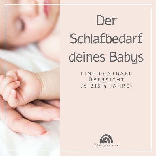 Schlafbedarf Baby - Wachphasen