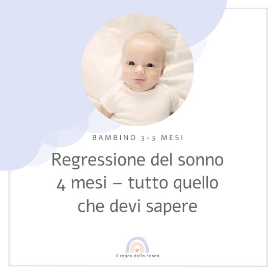Regressione del sonno 4 mesi – tutto quello che devi sapere (bambino 3-5 mesi)